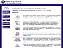 Tablet Screenshot of planetpsych.com